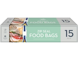 Wholesale Slide Zip Food Bags 15pk CDU Wholesale Slide Zip Food Bags 15pk CDU