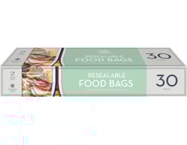 Wholesale Resealable Food Bags 30pk CDU