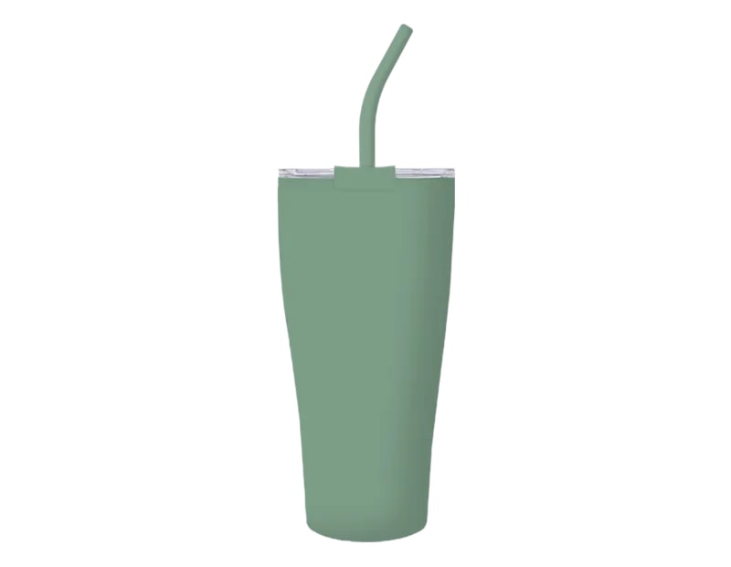 Wholesale Neutrals Insulated Tumbler with Straw 885ml Wholesale Neutrals Insulated Tumbler with Straw 885ml