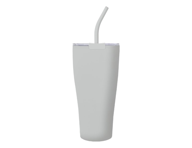 Wholesale Neutrals Insulated Tumbler with Straw 885ml Wholesale Neutrals Insulated Tumbler with Straw 885ml