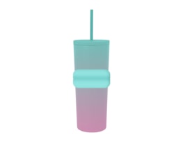 Wholesale Ombre Tumbler with Straw 700ml Wholesale Ombre Tumbler with Straw 700ml