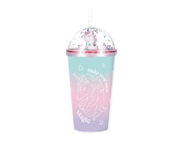 Wholesale Unicorn Cup With Straw 450ml