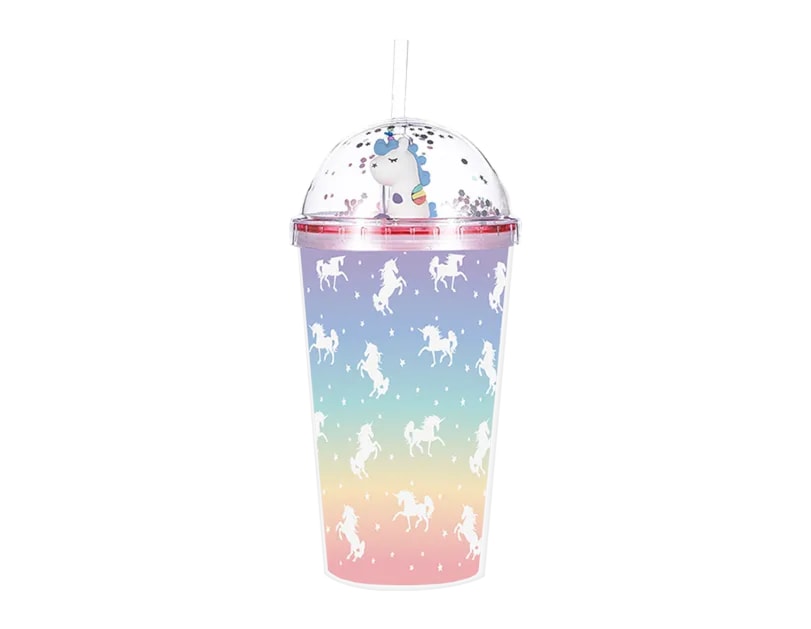 Wholesale Unicorn Cup With Straw 450ml