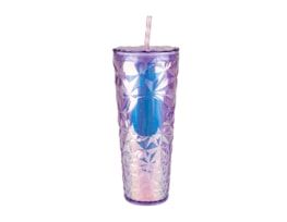 Wholesale Crystal Effect Cup With Straw 710ml