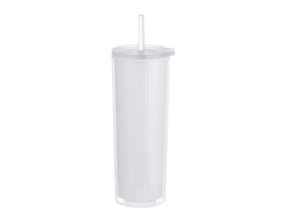 Wholesale Inner Ribbed Cup With Straw 700ml Wholesale Inner Ribbed Cup With Straw 700ml