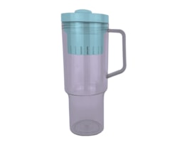 Wholesale Clear Colour Cup With Mix Match Straw 1200ml