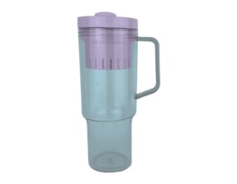 Wholesale Clear Colour Cup With Mix Match Straw 1200ml