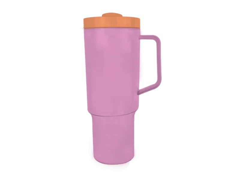 Wholesale Solid Colour Cup With Mix Match Straw 1200ml