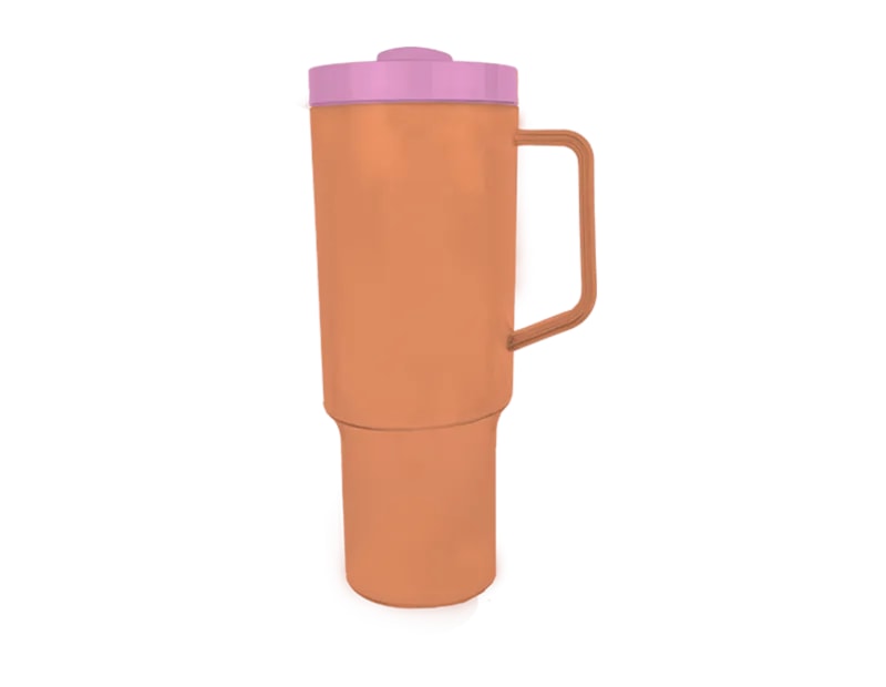 Wholesale Solid Colour Cup With Mix Match Straw 1200ml