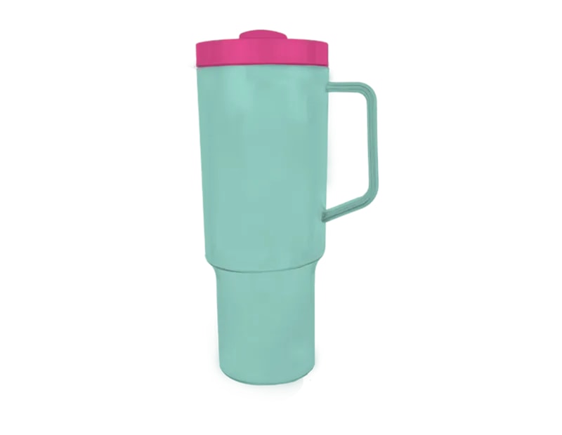 Wholesale Solid Colour Cup With Mix Match Straw 1200ml
