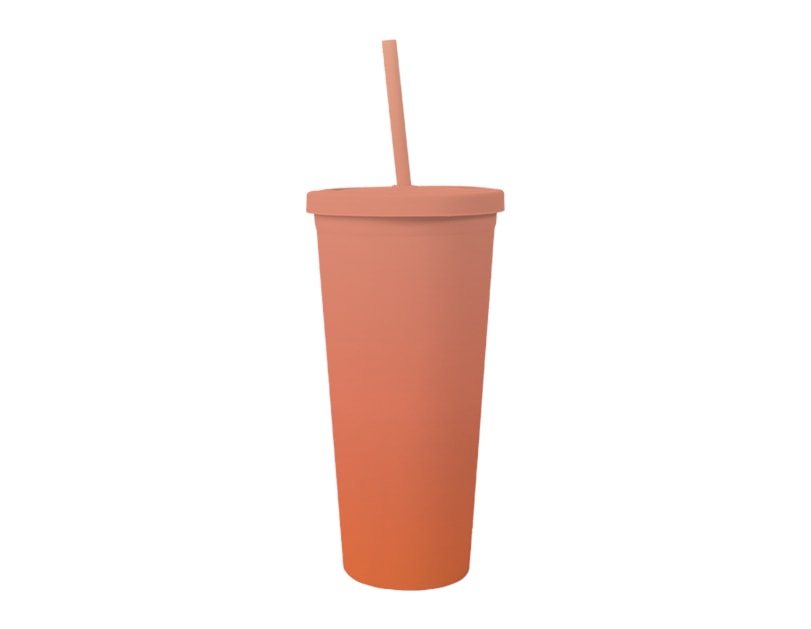 Wholesale Ombre Cup With Straw 650ml Wholesale Ombre Cup With Straw 650ml