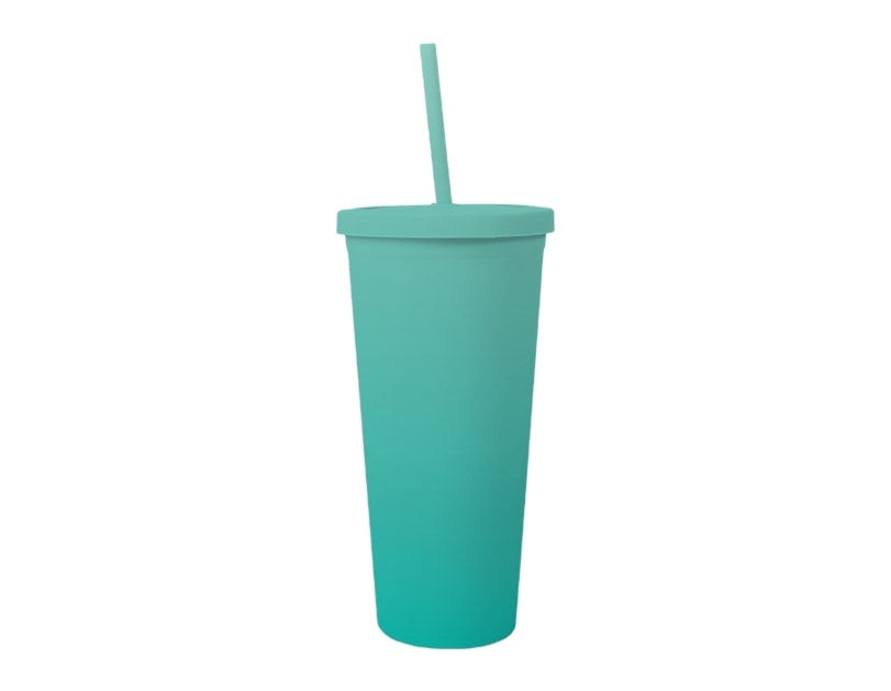 Wholesale Ombre Cup With Straw 650ml Wholesale Ombre Cup With Straw 650ml