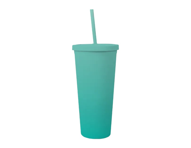 Wholesale Ombre Cup With Straw 650ml Wholesale Ombre Cup With Straw 650ml