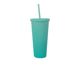 Wholesale Ombre Cup With Straw 650ml