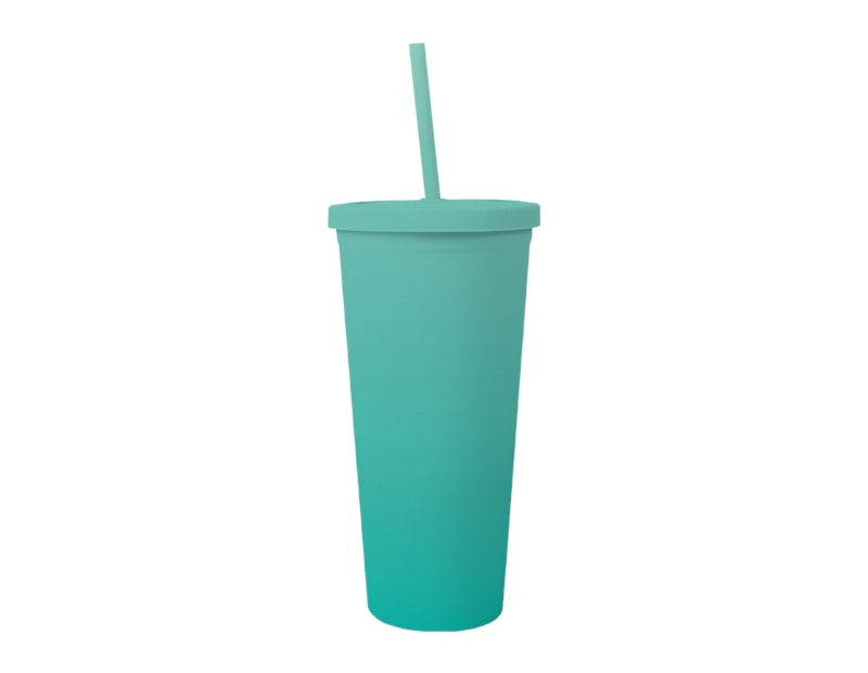 Wholesale Ombre Cup With Straw 650ml Wholesale Ombre Cup With Straw 650ml