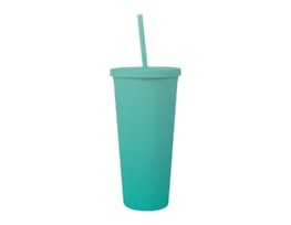 Wholesale Ombre Cup With Straw 650ml