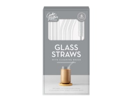 Wholesale Glass Straw Set With Brush 6pk Wholesale Glass Straw Set With Brush 6pk