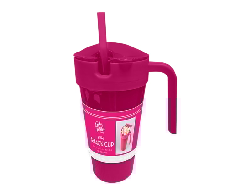Wholesale 2-In-1 Snack Cup 24oz Wholesale 2-In-1 Snack Cup 24oz