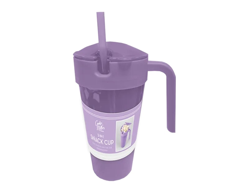 Wholesale 2-In-1 Snack Cup 24oz Wholesale 2-In-1 Snack Cup 24oz