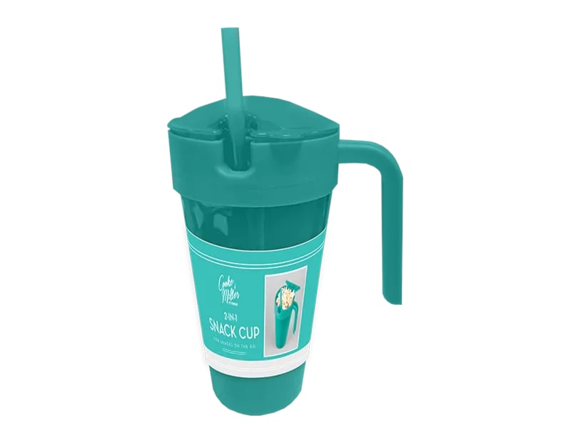 Wholesale 2-In-1 Snack Cup 24oz