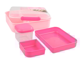 Wholesale Sectioned Double Layer Lunch Box With Sauce Pot 1500ml
