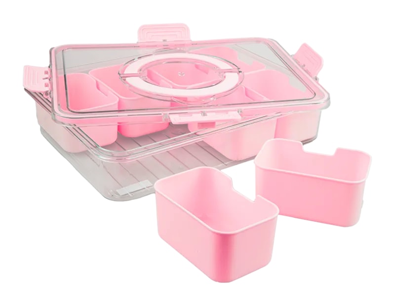 Wholesale 8 Compartment Snack Box With Handle
