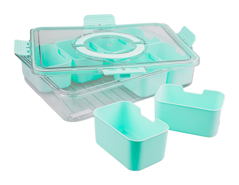 Wholesale 8 Compartment Snack Box With Handle Wholesale 8 Compartment Snack Box With Handle