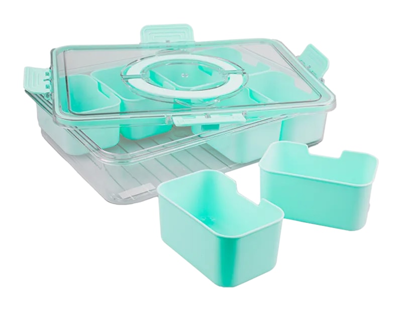 Wholesale 8 Compartment Snack Box With Handle Wholesale 8 Compartment Snack Box With Handle