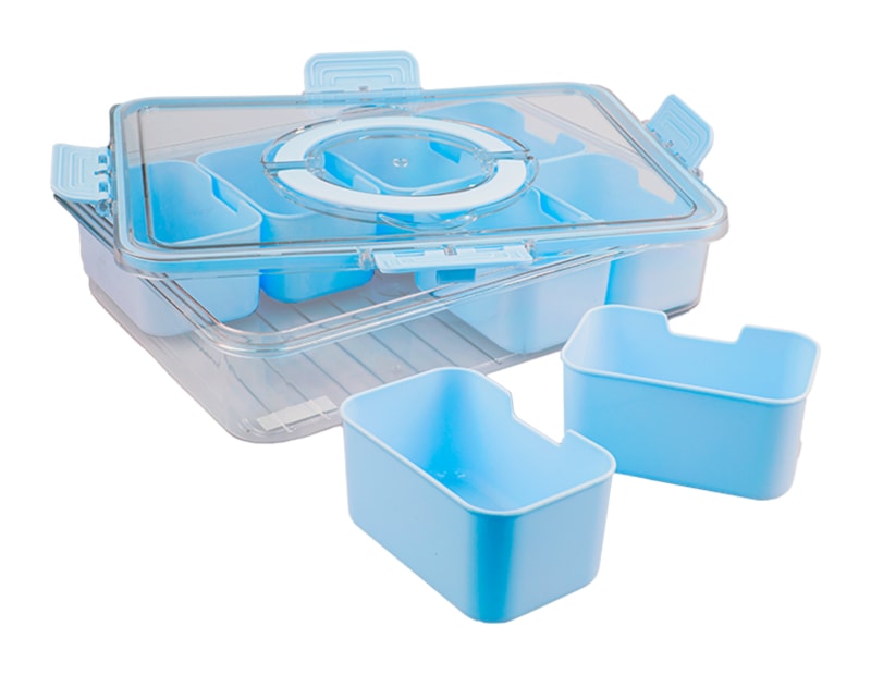 Wholesale 8 Compartment Snack Box With Handle Wholesale 8 Compartment Snack Box With Handle