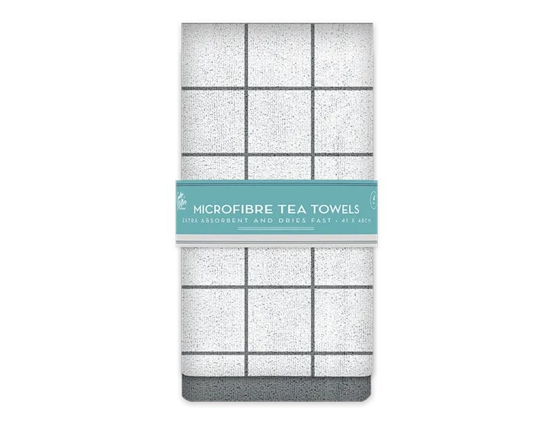 Wholesale Microfibre Tea Towels 4pk Wholesale Microfibre Tea Towels 4pk
