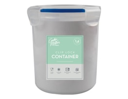 Wholesale Clip Lock Round Container 1400ml in Blue