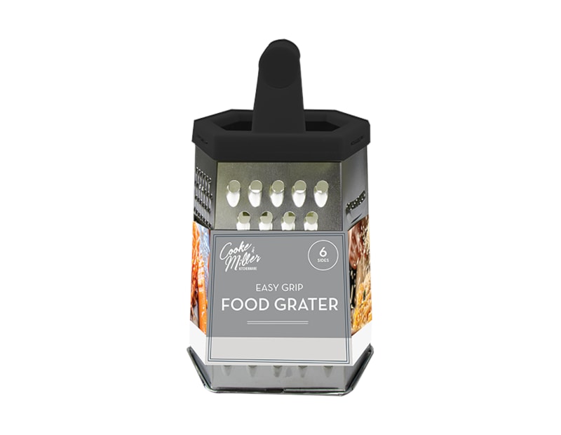 Wholesale Six Sided Grater in Black
