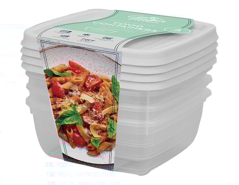 Wholesale Plastic Container 4pk Wholesale Plastic Container 4pk