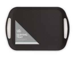Wholesale Large Anti Slip Serving Tray Wholesale Large Anti Slip Serving Tray in Black