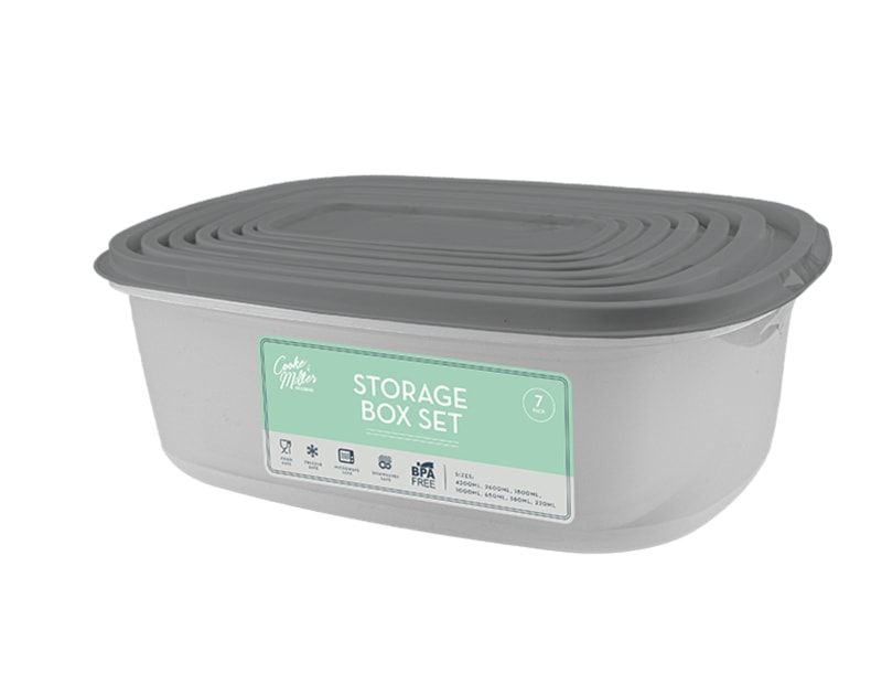 Wholesale Storage Box Set 7pk