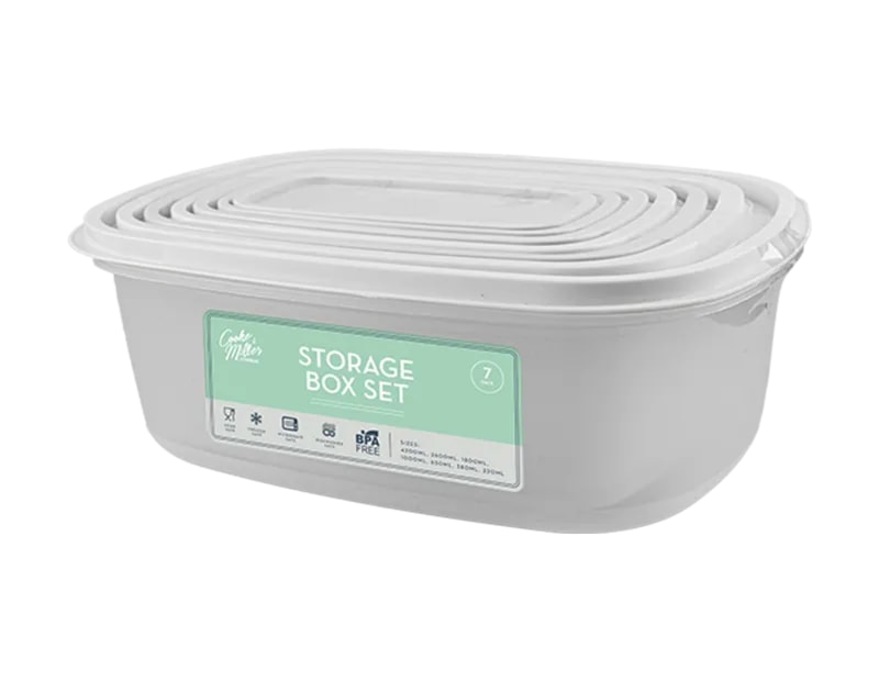 Wholesale Storage Box Set 7pk