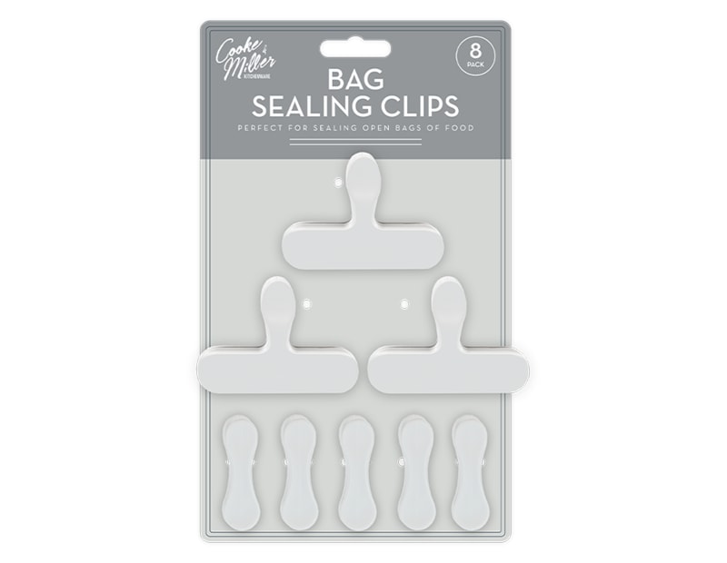 Wholesale Bag Sealing Clips 8pk