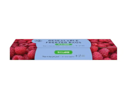 Whoelsale Resealable Freezer Bags 15pk CDU Whoelsale Resealable Freezer Bags 15pk CDU