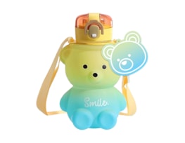 Wholesale Frosted Plastic Ombre Bear Bottle 725ML Bulk Buy Frosted Plastic Ombre Bear Bottle 725ML