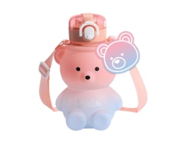 Wholesale Frosted Plastic Ombre Bear Bottle 725ML Wholesale Frosted Plastic Ombre Bear Bottle 725ML