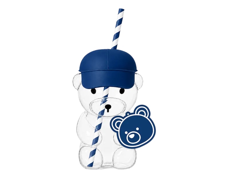 Wholesale Bear Cup With Straw 500ml
