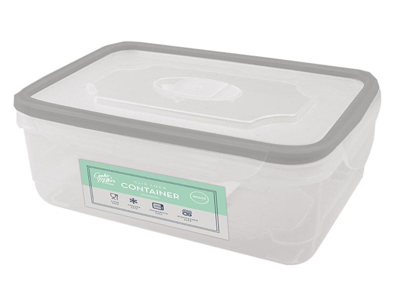 Wholesale Clip Lock Containers 850ml Wholesale Clip Lock Containers 850ml