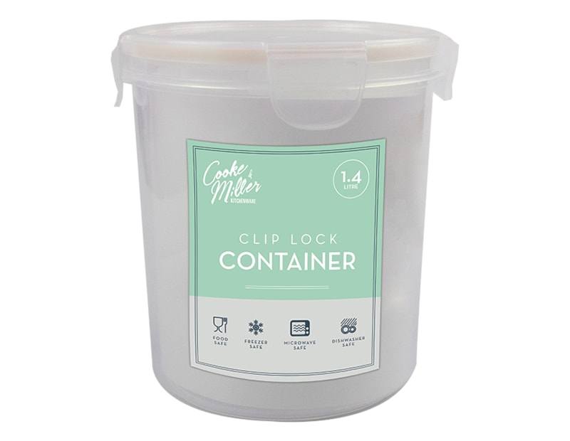 Clip lock Round Container 1400ml Clip lock Round Container 1400ml