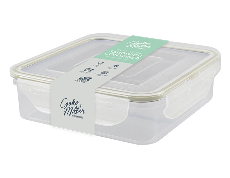 Wholesale Clip & Lock Sandwich Box Wholesale Clip & Lock Sandwich Box