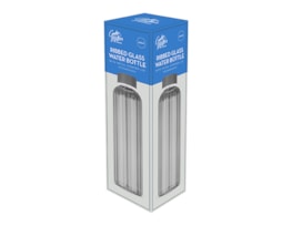 Wholesale Ribbed Glass Water Bottle 500ml Wholesale Ribbed Glass Water Bottle 500ml