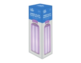 Wholesale Ribbed Glass Water Bottle 500ml Wholesale Ribbed Glass Water Bottle 500ml