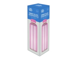 Wholesale Ribbed Glass Water Bottle 500ml Wholesale Ribbed Glass Water Bottle 500ml