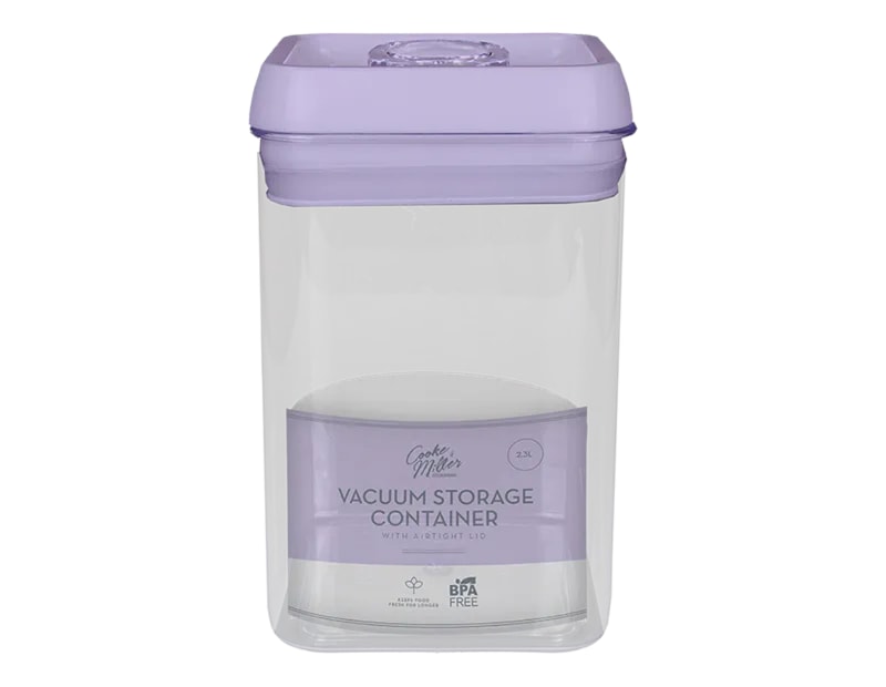 Wholesale Pastel Vacuum Storage Container With Airtight Lid
