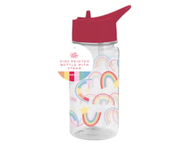 Wholesale Girls Printed Bottle With Straw 400ml Wholesale Girls Printed Bottle With Straw 400ml