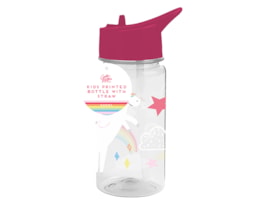 Wholesale Girls Printed Bottle With Straw 400ml Wholesale Girls Printed Bottle With Straw 400ml